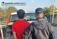 Tras un supuesto hecho de violencia de género personal policial aprehendió a un joven y secuestró plantines de Marihuana