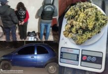Procedimientos contra el narcomenudeo: secuestraron marihuana, cocaína, un celular, balanzas y un automóvil