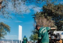 Vialidad Provincial trabaja en mejoras en el acceso al Aeropuerto Felipe Varela