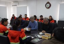 Caputo recorrió el proyecto de litio Zijin-Liex en Fiambalá junto a Jalil