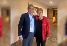 Luis Caputo se reunió con Kristalina Georgieva en Estados Unidos