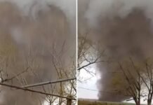 Un tornado provocó destrozos en el sur de Santa Fe y dejó una persona herida