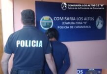 Quiso escapar de la Policía y lo atraparon con una garrafa de dudosa procedencia