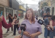 Eleonora Sopaga cuestionó el retiro de emprendedores de la Plaza 25 de Mayo
