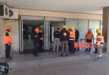 Se realizó un simulacro de evacuación por sismo en la Legislatura provincial