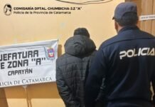 Aprehendieron a un joven tras evadir un control y embestir a un policía en Chumbicha