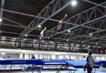 Primeras tres medallas de oro para Catamarca en el Nacional de Trampolín