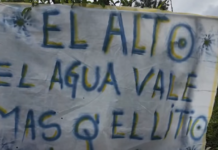 El Alto volvió a manifestarse contra la megaminería: “No hay licencia social”
