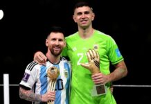 Dibu Martínez habló de la despedida de Messi y postuló a Nico Paz para la 10
