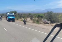 Tragedia en la Ruta 40: dos personas murieron tras un violento vuelco en La Ciénaga