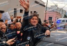 Javier Milei llegó a Catamarca para la inauguración de nuevas plantas de Rio Tinto