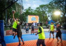 Gran convocatoria en la nueva fecha de Básquet 3×3 y Liga Freestyle en la Plaza Virgen del Valle