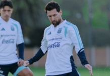 Lionel Messi tendrá su último entrenamiento con la Selección argentina